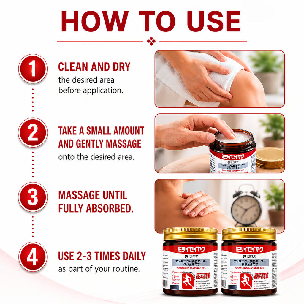 Japanese Instant Pain Relief Soothing Massage Gel ( BUY 1 GET 1 FREE )