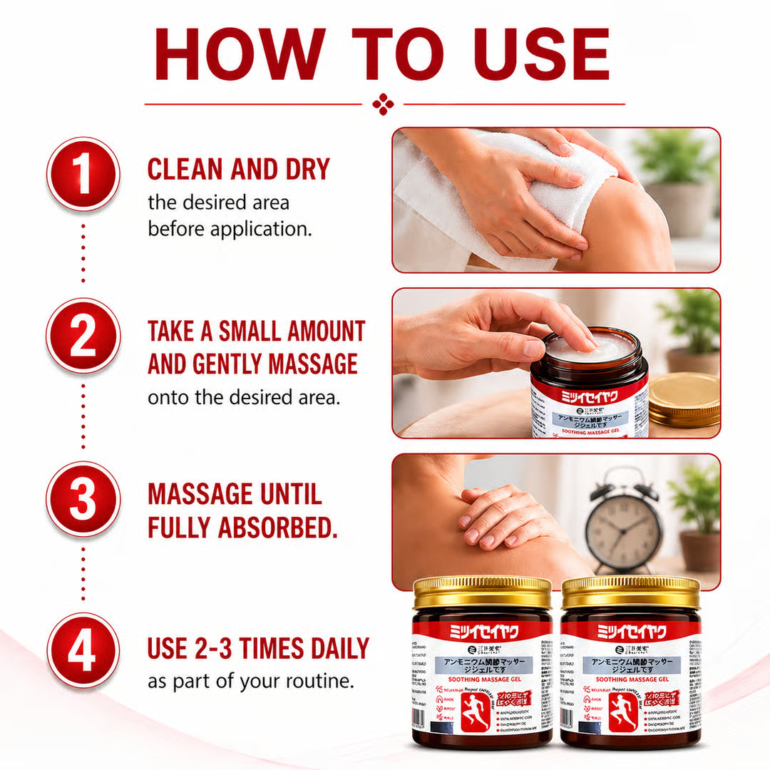 Japanese Instant Pain Relief Soothing Massage Gel ( BUY 1 GET 1 FREE )